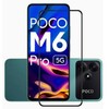 Dėklas Evelatus Xiaomi POCO M6 PRO 2.5D Full Cover Japan Glue Glass Anti-Static