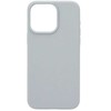 Evelatus Apple iPhone 15 Pro Max Premium Magsafe Soft Touch Silikoninis dėklas New Function Pilkas Mėlyna
