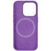 Evelatus Apple iPhone 15 Pro Premium Magsafe Soft Touch Silikoninis dėklas Deep Violetinė