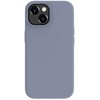 Evelatus Apple iPhone 15 Premium Magsafe Soft Touch Silikoninis dėklas Lavender Gray