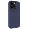 Evelatus Apple iPhone 15 Pro Premium Magsafe Soft Touch Silikoninis dėklas Midnight Mėlyna