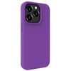 Evelatus Apple iPhone 15 Pro Max Premium Magsafe Soft Touch Silikoninis dėklas Deep Violetinė