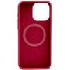 Evelatus Apple iPhone 14 Plus Premium Magsafe Soft Touch Silikoninis dėklas Dark Raudona