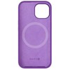 Evelatus Apple iPhone 15 Plus Premium Magsafe Soft Touch Silikoninis dėklas Deep Violetinė