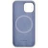 Evelatus Apple iPhone 15 Premium Magsafe Soft Touch Silikoninis dėklas Lavender Gray