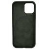 Evelatus Apple iPhone 14 Pro Max Premium Magsafe Soft Touch Silikoninis dėklas Dark Žalias