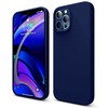 Dėklas Evelatus Premium Mīksta pieskāriena silikona maks - vāciņš priekš iPhone 12 Pro Max Zils