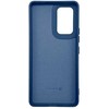 Evelatus Samsung Galaxy A03s Nano Silikoninis dėklas Soft Touch TPU Midnight Mėlyna