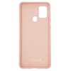 Evelatus Samsung Galaxy A21s Nano Silikoninis dėklas Soft Touch TPU rusvai gelsvas