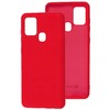Evelatus Samsung Galaxy A21s Nano Silikoninis dėklas Soft Touch TPU Raudona