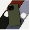 Dėklas Evelatus Premium Mīksta pieskāriena silikona aizmugures maks-apvalks priekš iPhone 15 Pro Sarkans