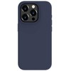 Dėklas Evelatus Premium Mīksta pieskāriena silikona aizmugures maks-apvalks priekš iPhone 15 Pro Max Pusnakts zila