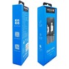 Evelatus TPC0 Izturīgs TPE USB uz USB-C (Type-C) Universāls Ātrs 3.1A Uzlādes kabelis 1m Balta