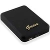 „Guess“ indukcinė išorinė baterija 15 W GUPBM5ALGSGK 5000 mAh juodos spalvos „MagSafe Metal Script Logo“