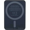 „Guess“ indukcinė išorinė baterija 15 W GUPBM5ALGSGK 5000 mAh juodos spalvos „MagSafe Metal Script Logo“
