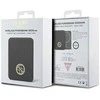 Guess Powerbank indukcinis 15W GUPBM5AL4DMK 5000mAh juodos spalvos MagSafe 4G Strassed Metal Logo