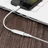 iLike AX5 Turīgs TPE audio vads adapteris no Lightning vīrišķis uz 3.5mm spraudnis balts DAC versija (OEM)