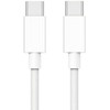 iLike CP CBL5 Pītas virves 65W PD USB-C uz USB-C Datu un uzlādes 1m Vads Balts (OEM)