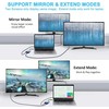 iLike HD4 2in1 Video Adapteris - Pārveidotājs no USB-C uz Hdmi 4K 30Hz / VGA monitors Sudraba (OEM)