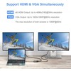 iLike HD5 4in1 Konverteris USB-C uz Hdmi 4K 30Hz / VGA monitors / USB 3.0 / USB-C PD 100W
