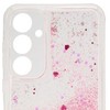 iLike Samsung Galaxy A55 Silikoninis dėklas Vanduo Glitter Rožinė