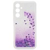 iLike Samsung Galaxy A35 Silikoninis dėklas Vanduo Glitter Violetinė
