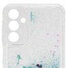 iLike Samsung Galaxy A35 Silikoninis dėklas Vanduo Glitter Mėlyna