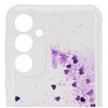 iLike Samsung Galaxy A35 Silikoninis dėklas Vanduo Glitter Violetinė