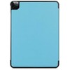 iLike iPad Pro 12.9 6th Gen Tri-Fold Eco-Leather Stand Case Sky Mėlyna