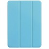 iLike iPad Pro 12.9 6th Gen Tri-Fold Eco-Leather Stand Case Sky Mėlyna