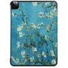 iLike Tri-Fold Plāns Eko-Ādas Statīva Maks Huawei MatePad T10s 10.1'' AGS3-L09 (2020) Sakura