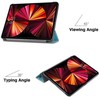 iLike Tri-Fold Plāns Eko-Ādas Statīva Maks Huawei MatePad SE 10.1'' (2022) Ags3K-W20 / Ags3K-AL20 Sakura