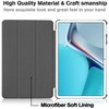 iLike Tri-Fold Plāns Eko-Ādas Statīva Maks Lenovo Tab M8 8'' 4th Gen TB-300 (2023) Debesu zila