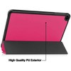 iLike Galaxy Tab S9 Ultra 14.6 Tri-Fold Eco-Leather Stand Case Coral Rožinė