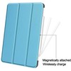 iLike Galaxy Tab S9 11 Tri-Fold Eco-Leather Stand Case Sky Mėlyna