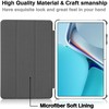 „iLike Galaxy Tab S7 FE 12.4“ planšetinio kompiuterio dėklas su trijų dalių sulankstomu ekologišku* odiniu stovu „Sakura“