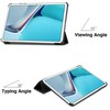 Dėklas na tablet iLike Galaxy Tab S9 11 Tri-Fold Eco-Leather* Stand Case Sky Mėlyna