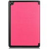 iLike Galaxy Tab S8 Plus 12.4 Tri-Fold Eco-Leather Stand Case Coral Rožinė