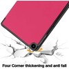 Dėklas na tablet iLike Galaxy Tab S9 Ultra 14.6 Tri-Fold Eco* Leather Stand Case Coral Rožinė