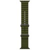 iWear S1 rievėtas minkštas silikoninis 20 mm dirželis, skirtas Apple Watch 49 mm / 45 mm / 44 mm / 42 mm Haki Žalias