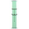 iWear S1 Grooved Soft Silicone 20mm strap for Apple Watch 49mm / 45mm / 44mm / 42mm Light Žalias