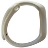 iLike iWear universalus silikoninis dirželis išmaniųjų apyrankių modeliams - SM6 SM7 SM8 (18x250mm) Baltas