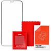 Red Pro Raudona Pro Raudonas PRO 6D viso veido klijai 9H grūdintas stiklas skirtas Apple iPhone 15 Pro Max su juodu rėmeliu