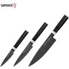 Samura MO-V Stonewash Set 3x universalūs peiliai (Chefs, Univesal, Paring) iš AUS 8 japoniško plieno 59 HRC