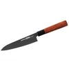 Samura Okinawa Stonewash Kitchen Gyuto peilis 170mm from AUS 8 Japanese steel 58 HRC