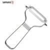 Samura Sharp & Effortless metalinis daržovių skustuvas su tiesiais 61 mm peiliais iš japoniško plieno sidabro