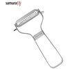Samura Sharp &amp; Effortless metalinis daržovių skustuvas su Julienne 61 mm peiliu iš japoniško plieno sidabro