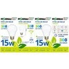 Leduro Visonal 15W Filament Fito Led Lampa - Spuldze A60 E27 28.39 µmol/s (pilna spektra) priekš perfektas augu audzēšanas