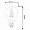 Visional LEMPA LED E27 8W AUGALAMS FILAMENTINĖ