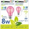 Visional LEMPA LED E27 8W AUGALAMS FILAMENTINĖ